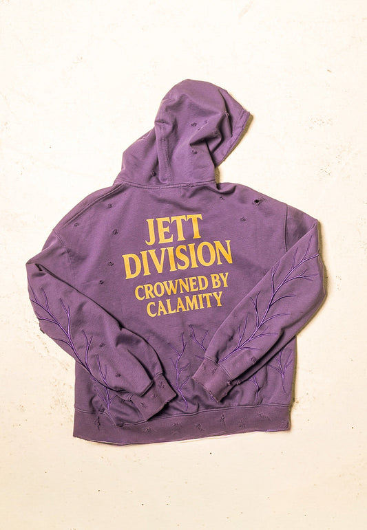 LIMITED EDITION “Withered Thrones” Purple Zip up (Premade)